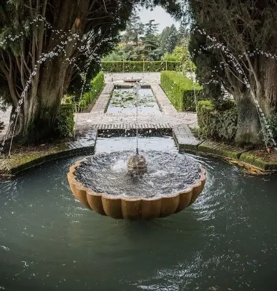 add fountain to your outdoor space