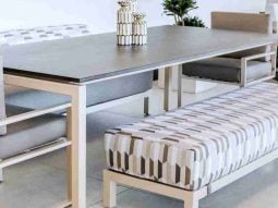 bench no back