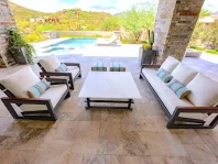 ocean loveseat and chairs daisy coffee table