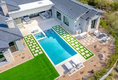 overshot view of full outdoor furniture set 1