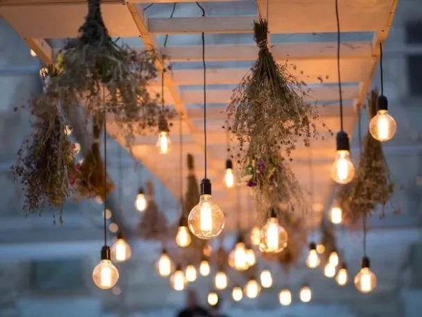 string lights outdoor ambiance