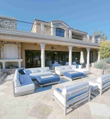 white brooklyn l sectionals blue ottomans